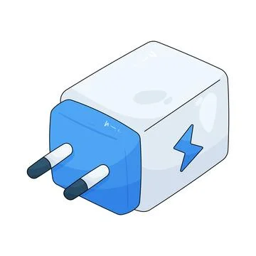 Power adapter Stock Illustration
