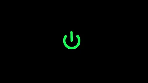 Power Off and On Stock Footage 293864574