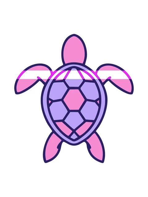 Power up animation of brazilian turtle shown from above drawing Stock Footage 324487799