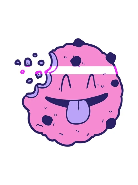 Power up animation of cartoon doodle of cookie Stock Footage 324460674