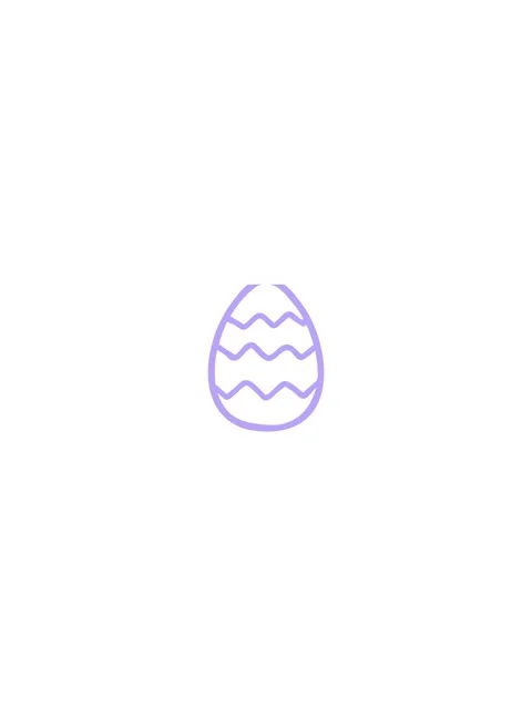 Power up animation of cartoon painted easter egg icon Stock Footage 324282341