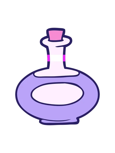 Power up animation of cartoon perfume bottle Stock-Footage 324089574