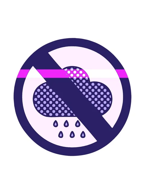 Power up animation of comic book style cartoon of a storm rain cloud sign Stock Footage 324057742