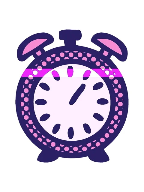 Power up animation of comic book style cartoon of a alarm clock Video stock 324258512