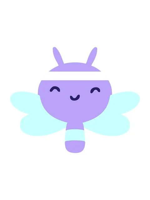 Power up animation of cute cartoon bug design Stock Footage 324065778