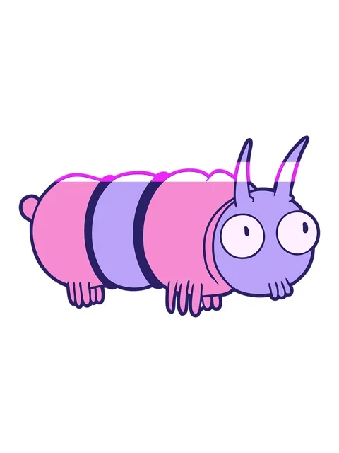 Power up animation of a cute cartoon bug Stock Footage 324193344
