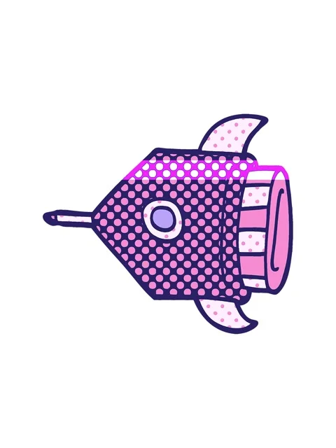 Power up animation of a doodle of a rocket Stock Footage 324468080