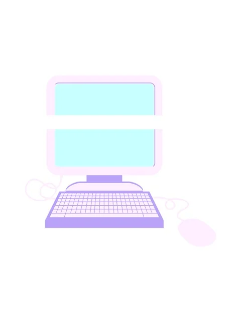 Power up animation of Flat colour illustration of a computer error Stock Footage 324056660