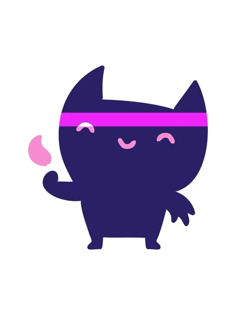 Power up animation of little devil Stock Footage 324248532