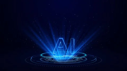 Power of Artificial intelligence technology halogen brain neural networks AI Qua 库存影片 311873018