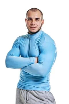 Power athletic man Stock Photos