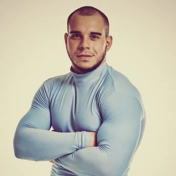 Power athletic man Stock Photos