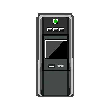 Power battery backup pixel art vector illustration Illustrazione stock