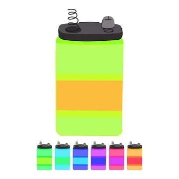 Power battery energy vector cartoon graphic Stock Illustration