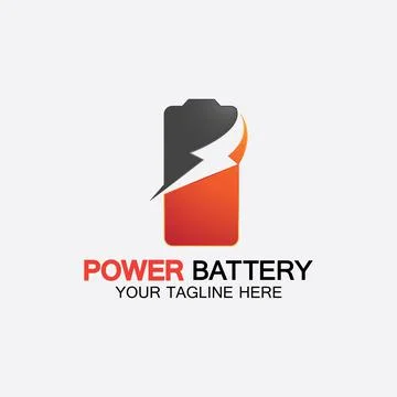 Power Battery Logo icon vector illustration Design Template.Battery Charging  Stock Illustration