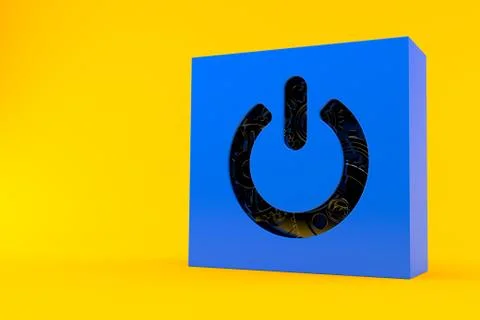 Power box with gears Stock Illustration