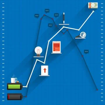 Power of Brain Stock Illustration