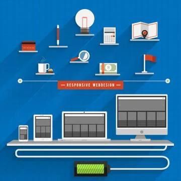 Power of Brain Stock Illustration