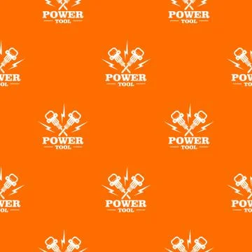Power bump pattern vector orange Stock Illustration