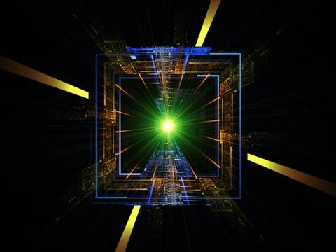 Power burst Stock Illustration