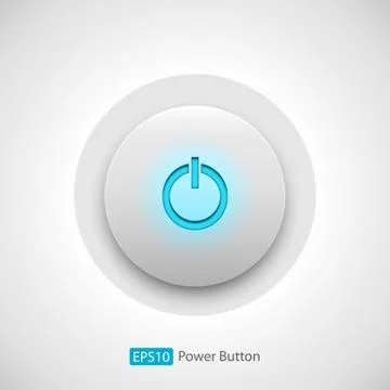 Power Button Background Stock Illustration