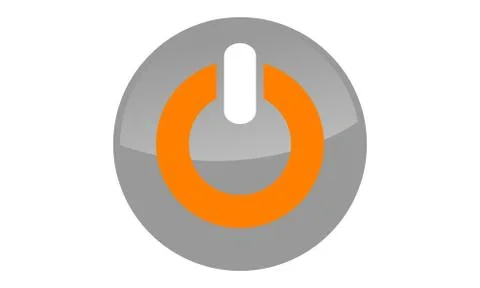 Power Button Business Success Solution Illustrazione stock
