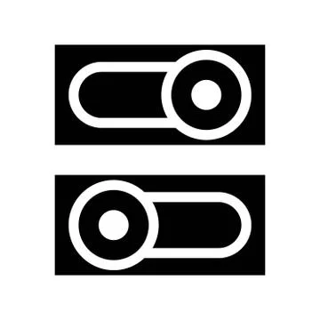 Power button icon. flat illustration of power button vector icon for web Stock Illustration