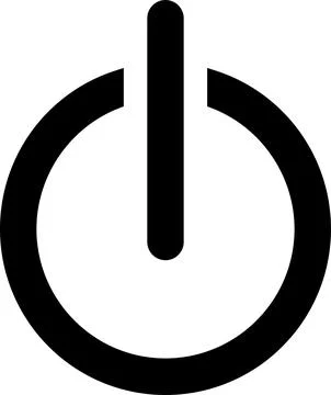 Power button icon. Stock Illustration