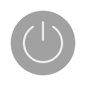 Power Button icon vector image. Stock Illustration