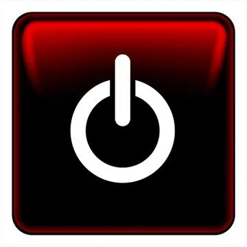 Power button Stock Illustration