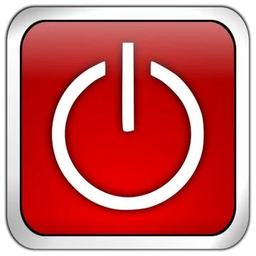 Power Button Stock Illustration