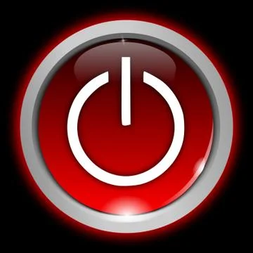 Power Button Stock Illustration