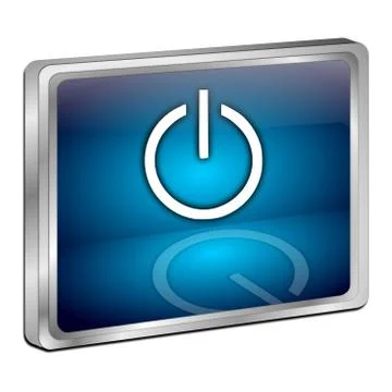 Power Button Stock Illustration