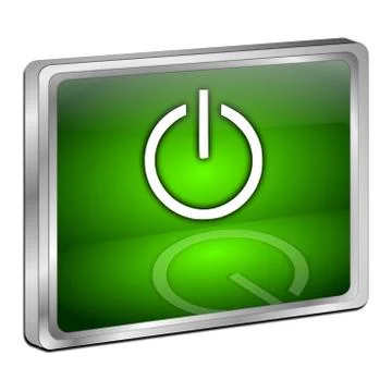 Power Button Stock Illustration