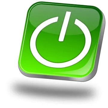 Power Button Stock Illustration