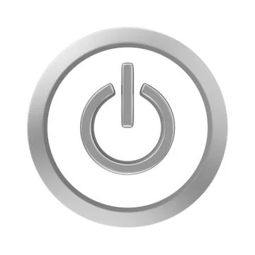 Power button Illustrazione stock