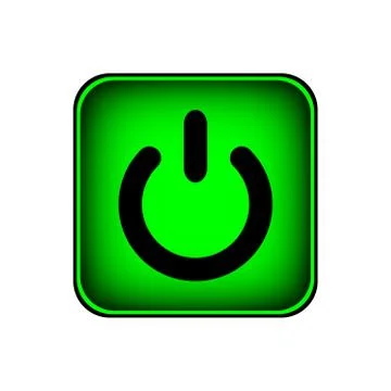 Power button Illustrazione stock