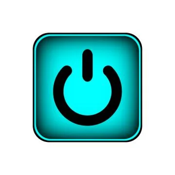 Power button Illustrazione stock