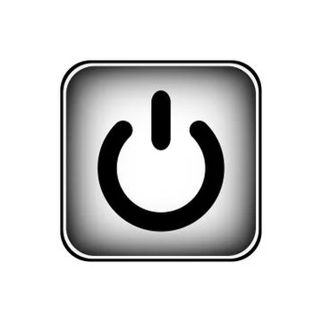 Power button Illustrazione stock
