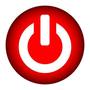 Power button Illustrazione stock