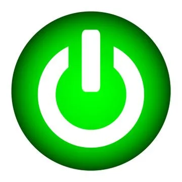 Power button Illustrazione stock
