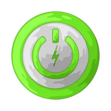 Power button illustration イラスト素材