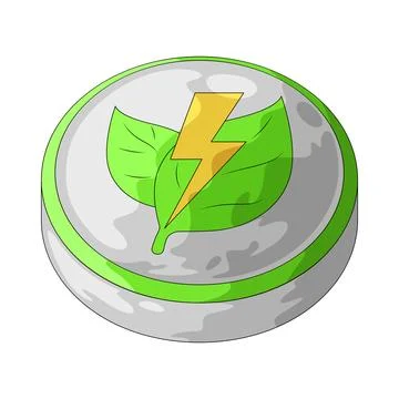 Power button illustration イラスト素材