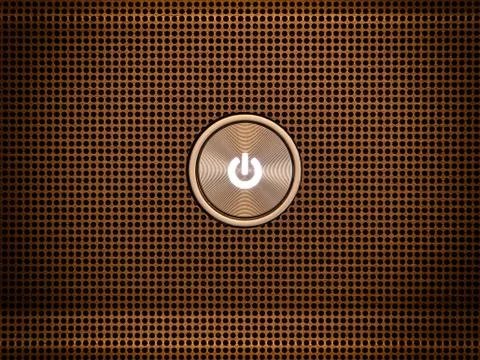 Power button Stock Photos