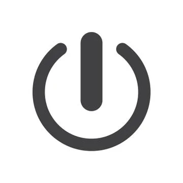 Power Button / Power Button Vector / Power Button Picture / Power Button Imag Stock Illustration
