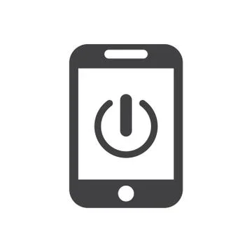 Power Button / Power Button Vector / Power Button Picture / Power Button Imag Stock Illustration