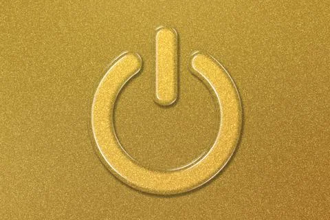 Power button sign, Power Button symbol Illustrazione stock