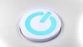 Power button switch turn on blue HD Footage