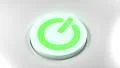 Power button switch turn on green HD Footage