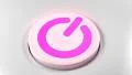 Power button switch turn on pink purple HD Footage